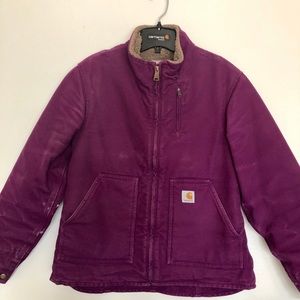 Purple Carhartt Jacket, size M